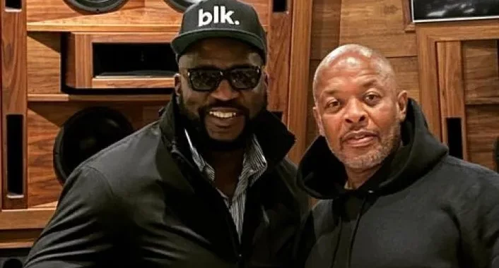 DR. DRE SPOTTED WITH DEATH ROW RECORDS FOUNDER HARRY-O