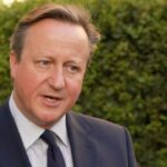 Lord Cameron will meet with Israeli leaders to discuss averting war with Iran