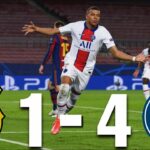 Barcelona 1-4 Paris Saint-Germain (Agg: 4-6): Kylian Mbappe scores a brace as Ligue 1 team wins the Champions League epic