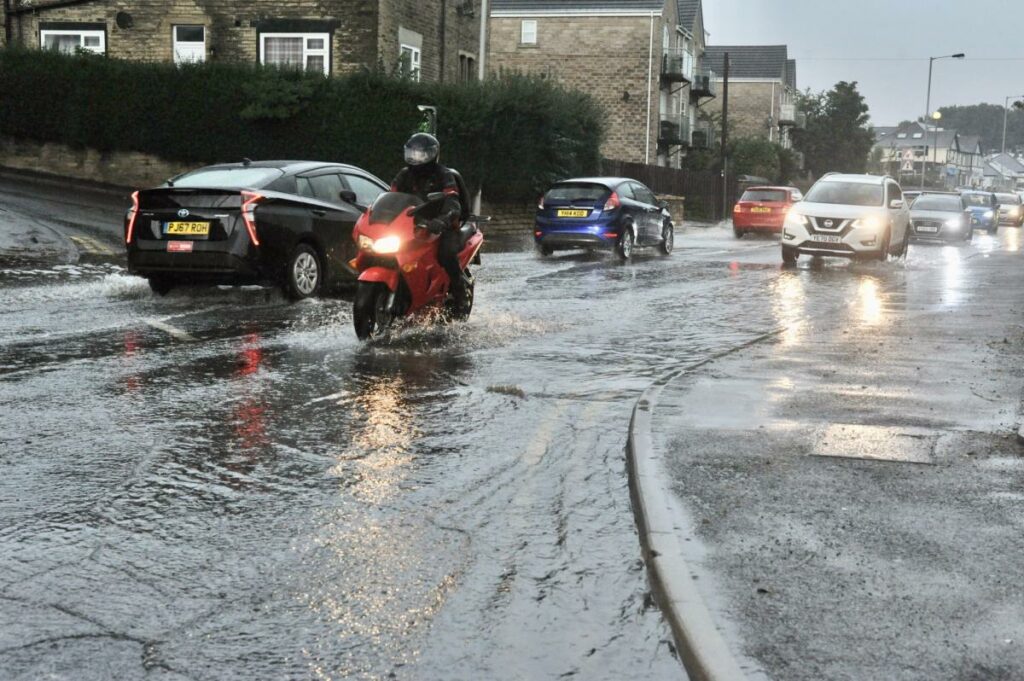 Roads and rails hit by bank holiday flash floods